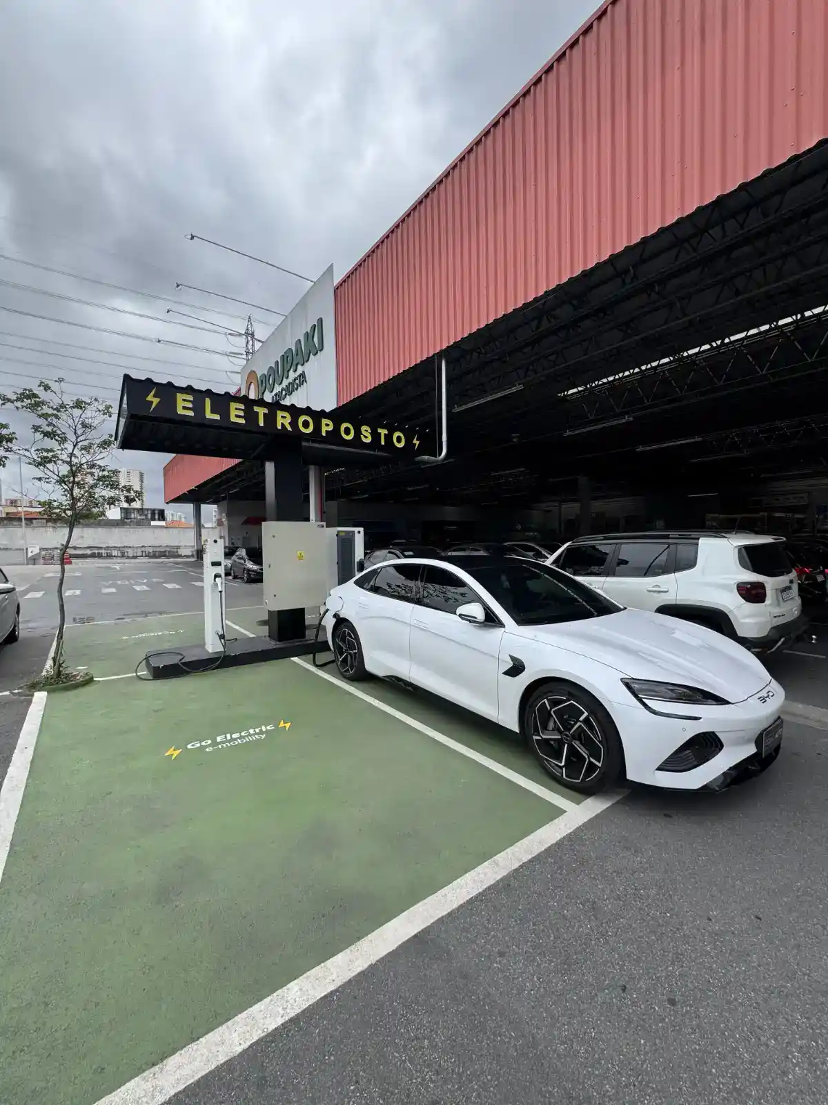 Novo Eletroposto Go Electric no Poupaki Guarulhos