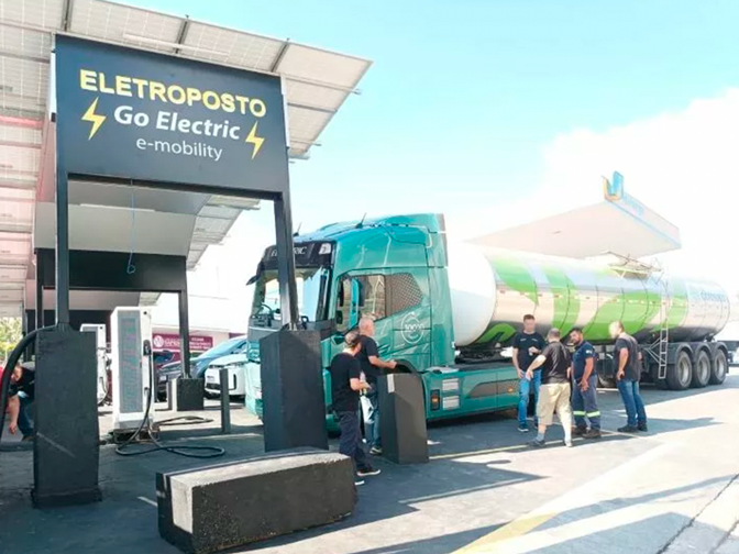 Go Electric inaugura segundo eletroposto em rodovias focado em empresas de transporte